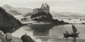 Замок Дантрун, Аргайл, Шотландия