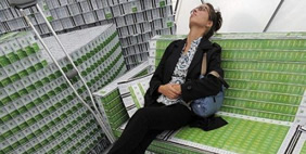 Hotel Made of Plastic Cards, New York, USA