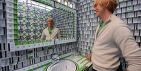 Hotel Made of Plastic Cards, New York, USA