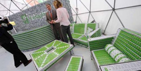 Hotel Made of Plastic Cards, New York, USA