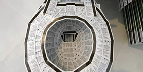 Hotel Made of Plastic Cards, New York, USA