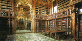 Библиотека Жуанина, Коимбра, Португалия