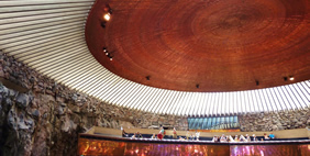 Temppeliaukio Church, Helsinki, Finland