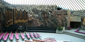 Temppeliaukio Church, Helsinki, Finland
