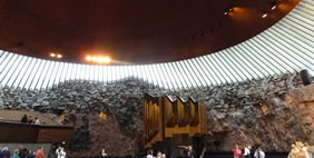 Temppeliaukio Church, Helsinki, Finland